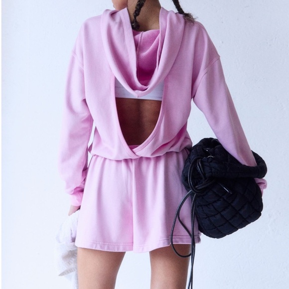 NWOT Free People Such A Flirt Romper in Powder Pink - Picture 4 of 10